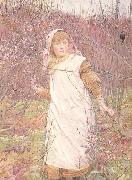 Lionel Percy Smythe,RA,RWS Springtime (mk46) oil painting artist